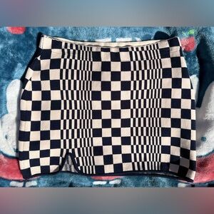 Urban Outfitters Black/White Mini Skirt